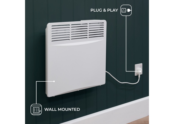 Heater 1000w Electric Radiator Adam Amba 1000W Electric Radiator