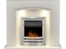 acantha-granada-white-marble-fireplace-with-downlights-vela-electric-fire-in-brushed-steel-48-inch