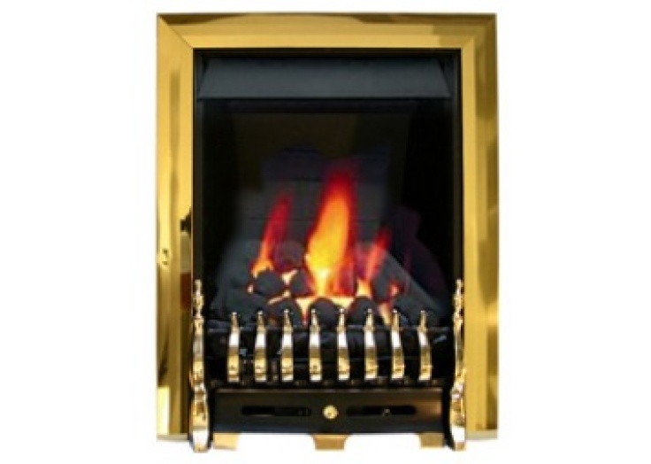 Ekofires EKO 3060 coal Gas Fire (Brass/Antique Blenheim) | Fireplace World