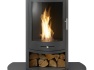 oko-s5-bio-ethanol-cylinder-stove-with-log-storage-truncated-hearth-in-honed-black-granite