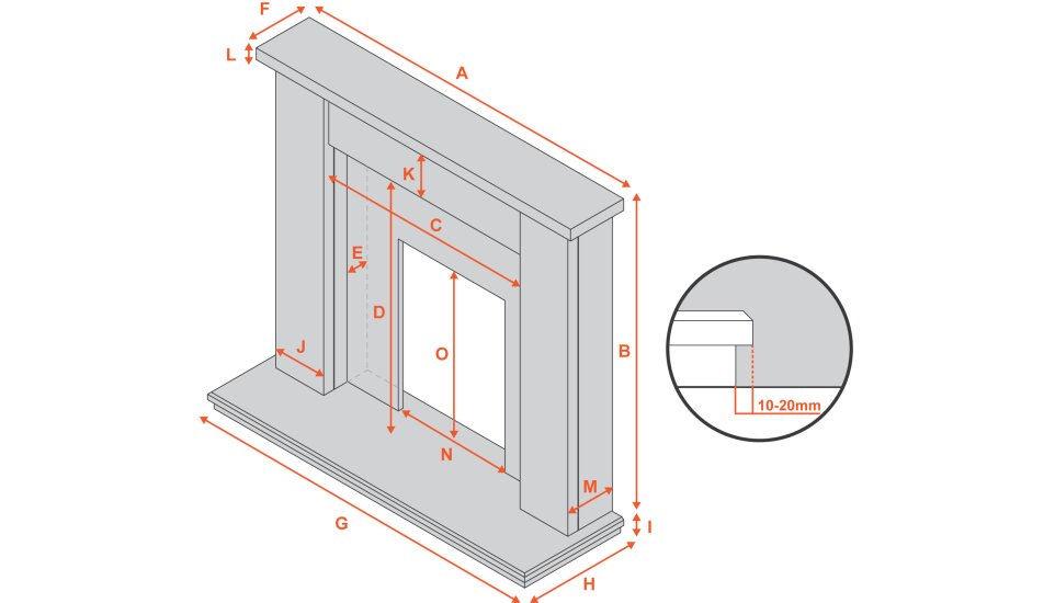 adam-georgian-fireplace-in-grey-and-pure-white-39-inch Diagram