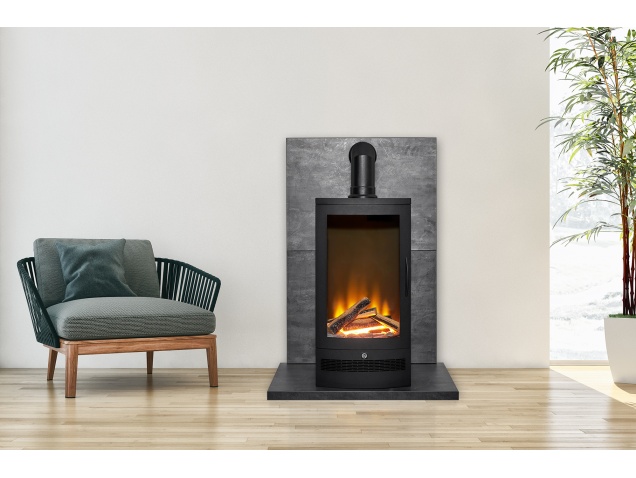 acantha-tile-hearth-set-in-slate-effect-with-horizon-stove-angled-pipe