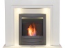 acantha-dallas-white-marble-fireplace-with-downlights-colorado-bio-ethanol-fire-in-black-42-inch