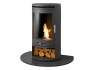 oko-s5-bio-ethanol-cylinder-stove-with-log-storage-truncated-hearth-in-honed-black-granite