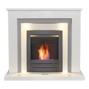 acantha-dallas-white-grey-marble-fireplace-with-downlights-colorado-bio-ethanol-fire-in-black-42-inch
