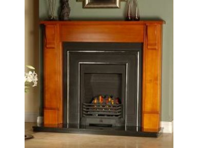 Adam Corbel Brittanic Cast Iron Fireplace Nu Flame Lpg Fire