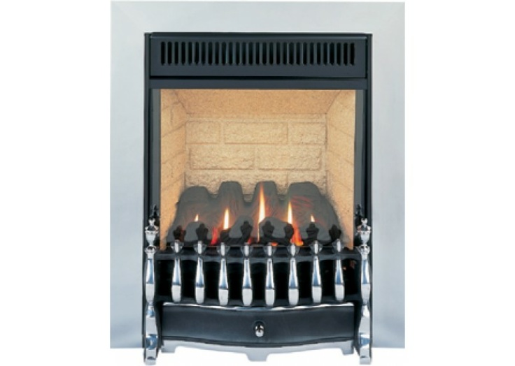 The Environ Flueless Gas Fire In Aluminium By Burley Fireplace