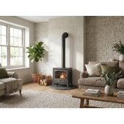 acantha-truncated-hearth-in-lava-stone-with-oko-s4-stove-extra-tall-angled-metal-pipe