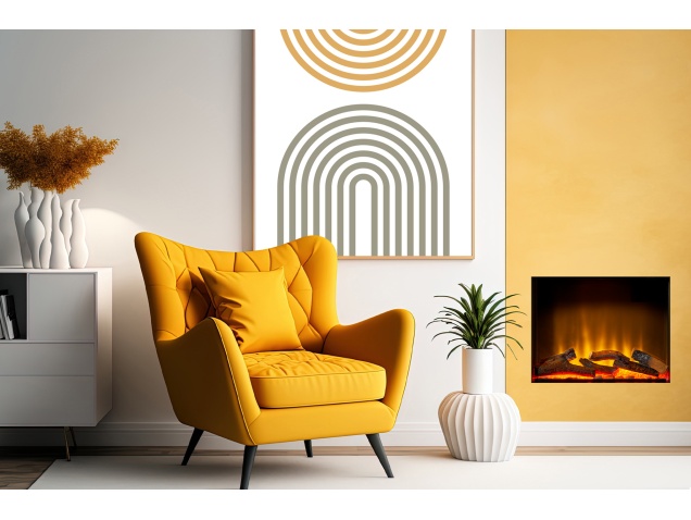 Acantha Aspire 50 SQ Fully Inset Media Wall Electric Fire | Fireplace World