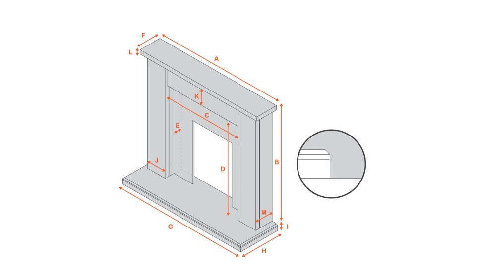 adam-kensington-fireplace-suite-in-stone-effect-40-inch Diagram
