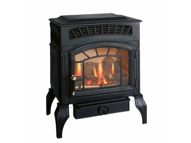 The Ambience Flueless Gas Stove In Black By Burley Fireplace World