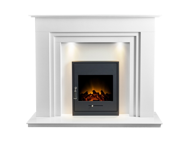 acantha-palermo-white-marble-fireplace-with-downlights-oslo-electric-inset-stove-in-black-54-inch