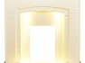 adam-falmouth-fireplace-in-cream-with-downlights-48-inch