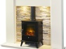 acantha-auckland-white-marble-stove-fireplace-with-downlights-aviemore-electric-stove-in-black-54-inch