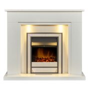 acantha-maine-white-marble-fireplace-with-downlights-argo-electric-fire-in-brushed-steel-48-inch