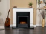 linton-fireplace-in-pure-white-granite-stone-with-downlights-ontario-electric-fire-48-inch