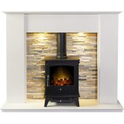 auckland-crystal-white-marble-stove-fireplace-with-downlights-aviemore-electric-stove-in-black-54-inch