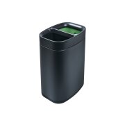corbeille-de-recyclage-double-newport-noir