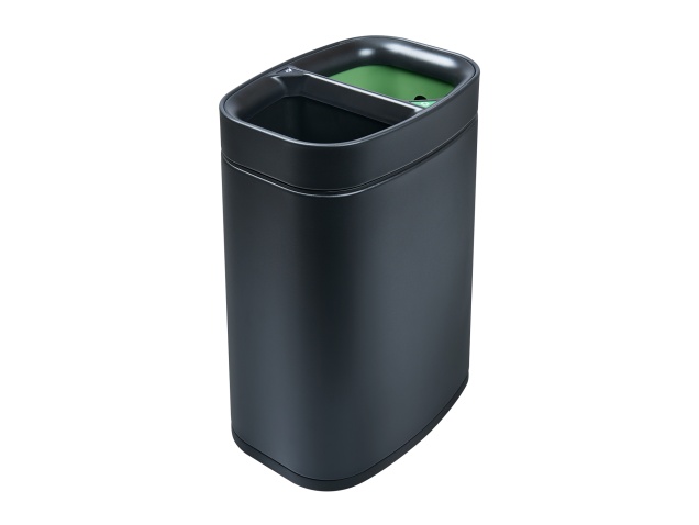 recyklacni-kos-corby-newport-2-prihradky-cerny