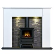 montara-crystal-white-marble-fireplace-with-downlights-hudson-electric-stove-in-black-54-inch