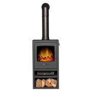 adam-bergen-xl-electric-stove-in-charcoal-grey-with-tall-angled-stove-pipe-in-black
