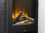 acantha-horizon-electric-stove-with-log-storage-tall-angled-stove-pipe-in-black