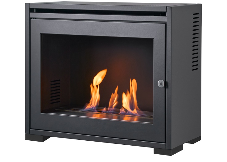 OKO S6 Bio Ethanol Stove in Charcoal Grey | Fireplace World