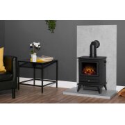 acantha-tile-hearth-set-in-concrete-effect-with-hudson-stove-angled-pipe
