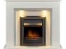 acantha-maine-white-grey-marble-fireplace-with-downlights-carolina-electric-fire-in-black-48-inch