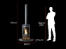 oko-s5-bio-ethanol-cylinder-stove-with-tall-angled-metal-stove-pipe-truncated-hearth