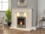 acantha-tuscon-sahara-beige-marble-fireplace-with-downlights-colorado-bio-ethanol-fire-in-brushed-steel-48-inch