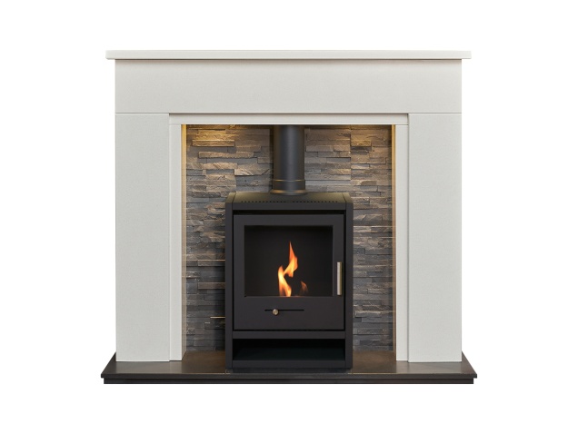 acantha-rimini-white-marble-fireplace-with-downlights-oko-s1-bio-ethanol-stove-in-charcoal-grey-48-inch