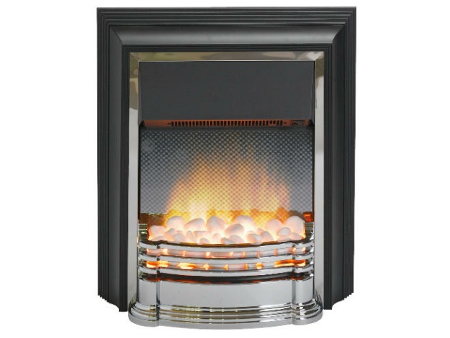 Dimplex Detroit Freestanding Electric Fire In Chrome