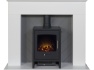 adam-corinth-stove-fireplace-in-pure-white-grey-with-downlights-bergen-electric-stove-in-charcoal-grey-48-inch
