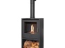 oko-s3-bio-ethanol-stove-with-log-storage-in-charcoal-grey-tall-angled-stove-pipe