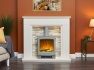 acantha-amalfi-white-marble-fireplace-with-downlights-lunar-electric-stove-in-grey-48-inch
