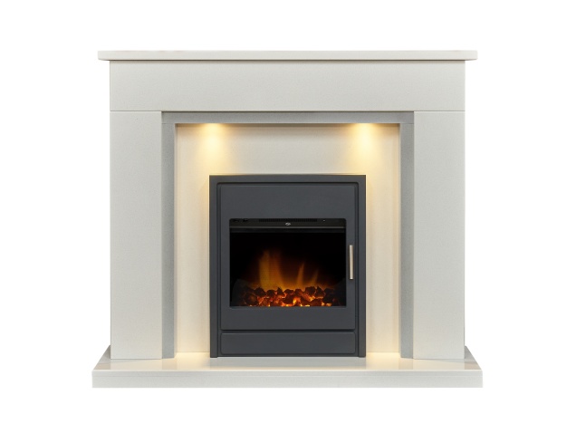 acantha-maine-white-grey-marble-fireplace-with-downlights-alta-electric-inset-stove-in-black-48-inch