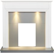 adam-honley-fireplace-in-pure-white-grey-with-downlights-48-inch