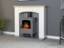 adam-huxley-in-pure-white-grey-with-aviemore-electric-stove-in-grey-enamel-39-inch