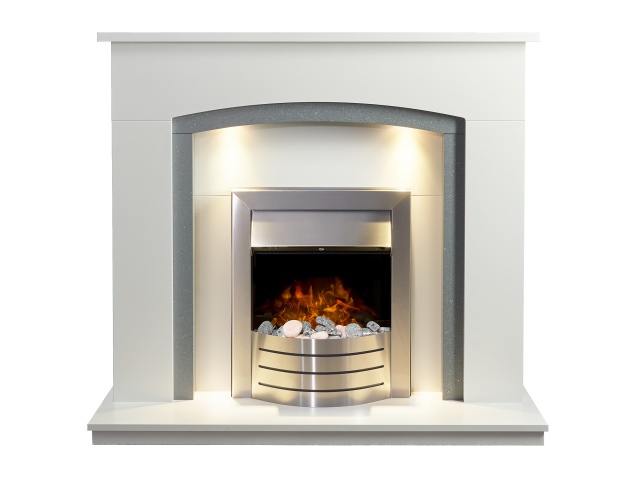 adam-savanna-fireplace-in-pure-white-grey-with-downlights-comet-electric-fire-in-brushed-steel-48-inch