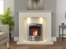 acantha-tuscon-sahara-beige-marble-fireplace-with-downlights-colorado-bio-ethanol-fire-in-brushed-steel-48-inch