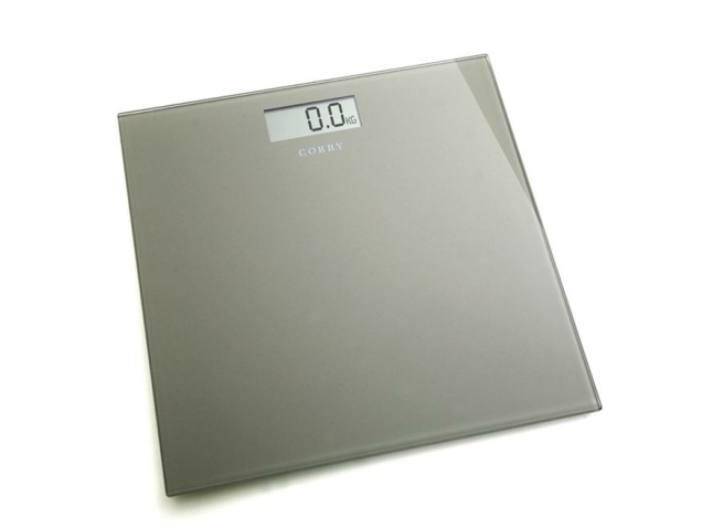 glass bathroom scale