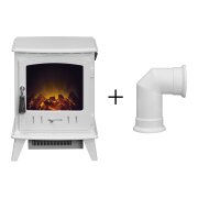 adam-aviemore-electric-stove-in-white-enamel-with-angled-stove-pipe