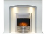 acantha-calella-white-marble-fireplace-with-downlights-comet-electric-fire-in-brushed-steel-48-inch