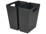 poubelle-de-tri-corby-highland-double-en-cuir-pu-noir