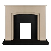 elara-beige-black-marble-fireplace-with-downlights-48-inch