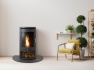 oko-s5-bio-ethanol-cylinder-stove-with-log-storage-truncated-hearth-in-honed-black-granite