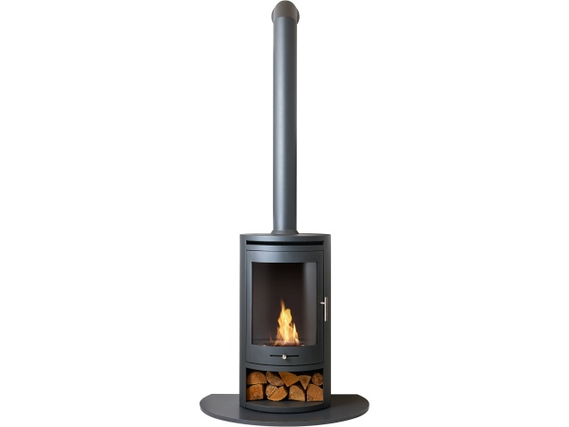 oko-s5-bio-ethanol-cylinder-stove-with-extra-tall-angled-metal-stove-pipe-truncated-hearth