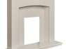 acantha-tuscon-sahara-beige-marble-fireplace-with-downlights-48-inch