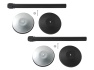 corby-absperrpfosten-schwarz-schwarz-2er-set